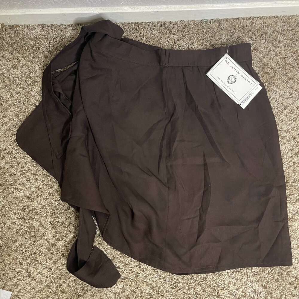 St. John Dark Brown Skirt